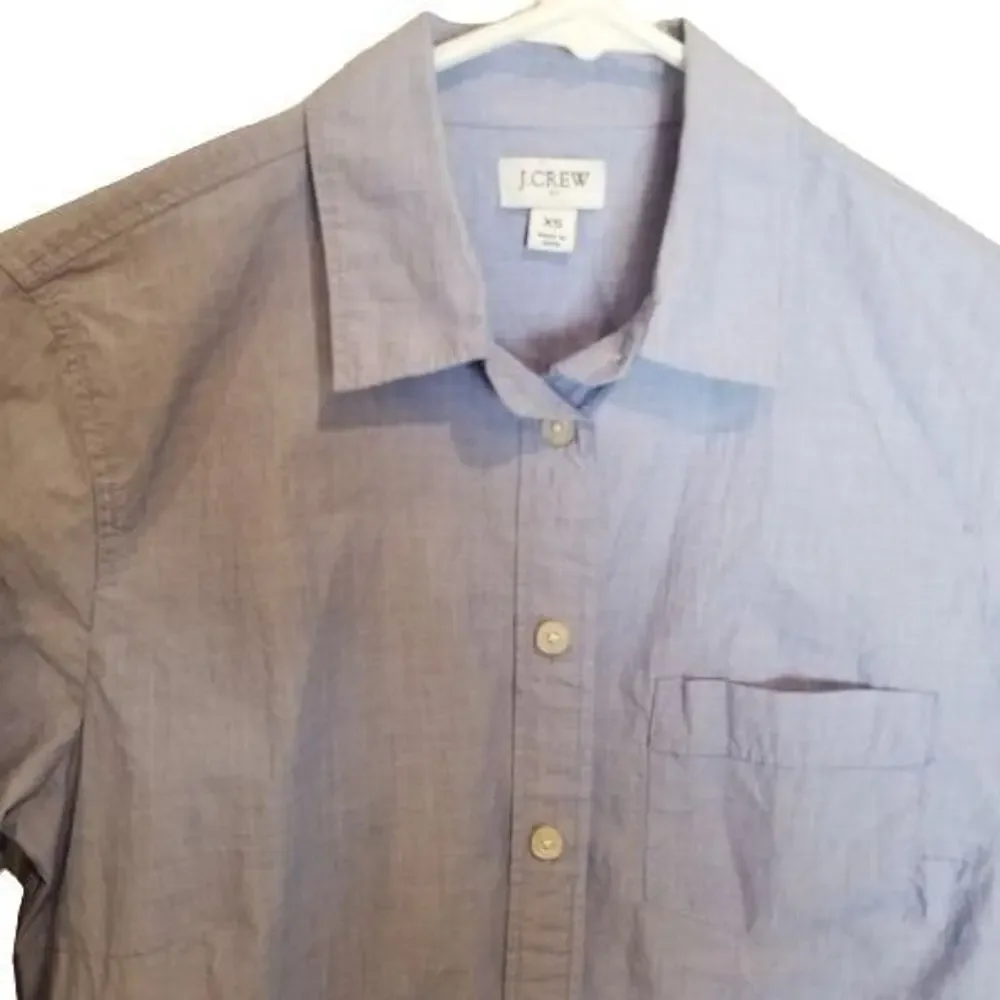 J. Crew Mens Cotton Shirt Sz XS Classic Career Corp Work Office Business Casual